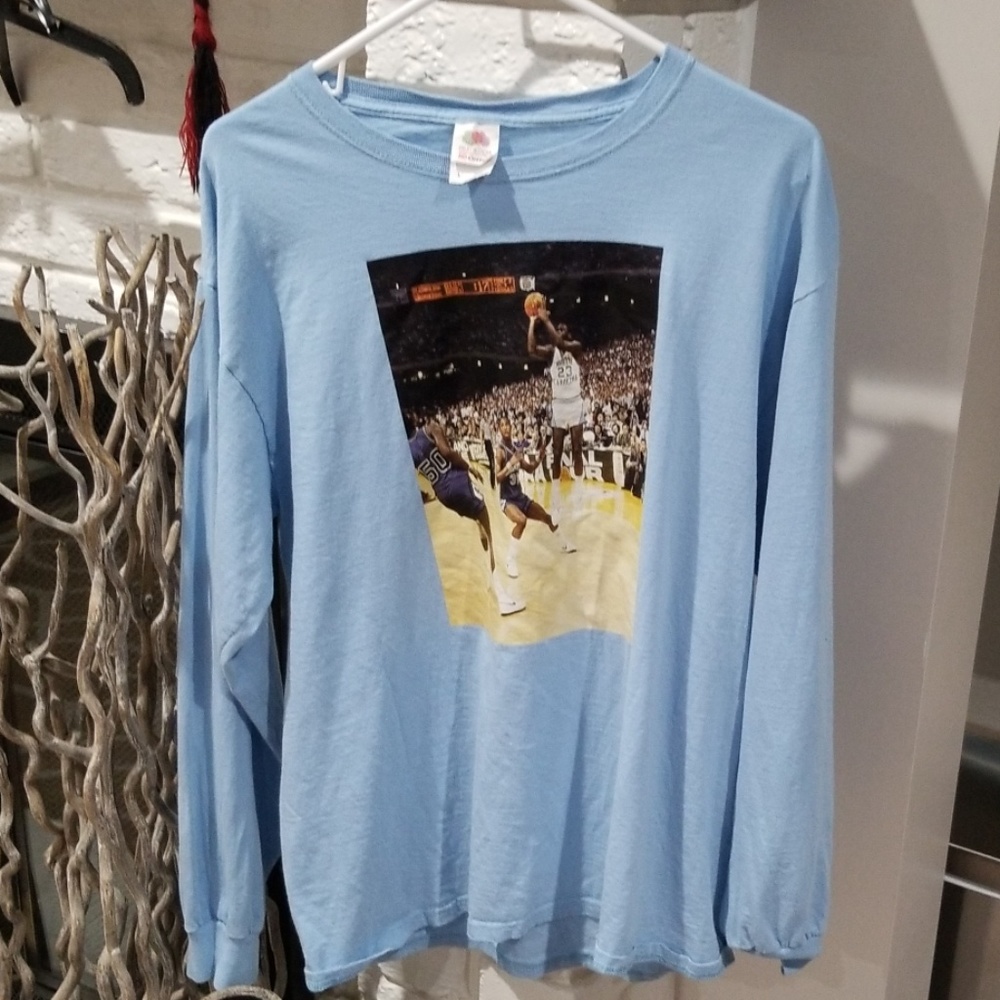Vintage OG Custom Made Jordan Final Four Shirt L